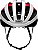 Capacete Ciclismo Abus Viantor branco vermelho e preto - Tam. P (51-55cm) - Imagem 2