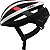 Capacete Ciclismo Abus Viantor branco vermelho e preto - Tam. P (51-55cm) - Imagem 1