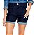 Shorts feminino Levi's Commuter jeans azul escuro - Imagem 1