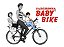 Cadeirinha dianteira Kalf Baby Bike cinza para fixação frontal - Imagem 3