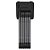 Cadeado dobrável Abus Bordo Granit Xplus 6500/85 ST com chave cinza e preto - Imagem 1