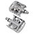 Pedal Shimano PD-M324 híbrido clip e plataforma prata - Imagem 1