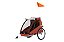 Bike trailer Thule Cadence Hot Sauce vermelho com 2 assentos (10101812) - Imagem 1