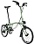 Bicicleta Brompton C Line Explore Black High - Matcha Green - Imagem 1
