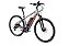 Bicicleta Caloi E-Vibe City Tour 700 2023 8v prata - Imagem 4