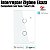 Interruptor Zigbee de 2 Botões Tuya Smart Life Modelo Router Repete Sinal Zigbee - Imagem 1