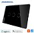 Interruptor Inteligente Smart Wifi Tuya Nova Digital de 3 Botões Preto LT - Imagem 2