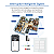 Interruptor Smart Zigbee 4x4 de 6 Botões Físico Repetidor de Sinal Tuya Nova Digital - Imagem 4