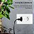 Tomada Dupla Inteligente Smart Zigbee 10a e 20a Nova Digital Tuya - Imagem 8