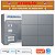 Interruptor Zigbee 4x4 de 6 Teclas Fisícas Linha Safira Tuya Nova Digital - Imagem 1