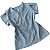 Camisa do Scrub Feminino Kate Cinza Alumínio - Pijama Cirúrgico - Imagem 2