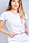 Camisa do Scrub Feminino Kate Branco - Pijama Cirúrgico - Imagem 1