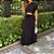 Conjunto Cropped De Botões Com Saia Longa Preto Amorecas Fashion - Imagem 1