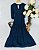 Vestido Longo Kamily Manga 3/4 - Imagem 3