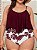 Maiô com detalhe pompom grelot, plus size - Imagem 1