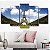 QUADRO DECORATIVO TORRE EIFFEL AO SOL EM PARIS - Imagem 1