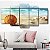 QUADRO DECORATIVO CONCHAS NA PRAIA - Imagem 1