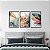 KIT QUADROS DECORATIVO TRIO Folhagens Tropicais - Imagem 3