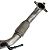 DOWNPIPE AUDI S3 2.0 EA888 SPORTBACK 286CV INOX 409 3" - Imagem 1