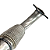DOWNPIPE AUDI S3 2.0 EA888 SPORTBACK 286CV INOX 409 3" - Imagem 5