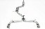CATBACK DE GOLF TSI PARA GOLF GTI DOIS RONCOS Ø2 1/2" - Imagem 2