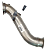 DOWNPIPE MERCEDES GLC 250 4MATIC 211CV INOX 409 3" - Imagem 5