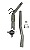 DOWNPIPE TIGUAN 2.0 TSI AUDI TTS TIGUAN 4 MOTION Q3 2.0 TSI INOX 409 Ø 3 Ø 2 1/2 - Imagem 2