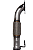 DOWNPIPE PASSAT 200CV 211CV TSI 2.0 B6 B7 INOX Ø3 - Imagem 2