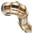 DOWNPIPE AUDI RS3 TTRS RSQ3 400CV 2017 EM DIANTE INOX 304 Ø4" X Ø 3" - Imagem 3