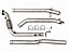 DOWNPIPE + KIT ESCAPAMENTO COMPLETO RANGER 3.2 LIMITED XLS XLT INOX 409 - Imagem 1