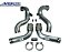 DOWNPIPE MERCEDES C63 S AMG 4.0 ACO INOX 409 Ø 3 FULL - Imagem 1