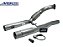 DOWNPIPE TIGUAN AUDI Q3 2.0 211cv AMBITION ACO INOX 409 Ø 3 X Ø 2 1/2 - Imagem 1