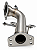 DOWNPIPE PUNTO BRAVO T-JET 1.4 152CV AÇO INOX 409 2 1/2" - Imagem 3