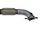 DOWNPIPE JETTA/FUSCA/EOS/AUDI A3 2.0 EA888 200CV AÇO CARBONO 3" X 2 1/2" - Imagem 3