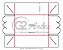 G2F 1244 - Caixa Tampa e Fundo 28X17X10 e 28X17X5 cm (3 Facas) - Imagem 2