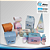 (PP KIT 0001) PP 0001-Caixa Bala 1 | PP 0005-Caixa Milk | PP 0006-Caixa Sushi | PP 0007-Caixa Pirâmide - Imagem 2