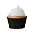 Forminha Greasepel Mini Cupcake Preta N.02 Lisa 45 unidades Mago - Imagem 1