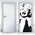 Adesivo para Porta – Marilyn Monroe (Preto e Branco) - Imagem 1