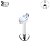 PIERCING LABRET GOTA CRAVEJADA RI TITÂNIO - Imagem 3