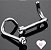 PIERCING NOSTRIL TRAD CURVADO TITANIO - Imagem 1
