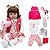 Boneca Bebê Reborn e Girafinha 100% Silicone - Imagem 5