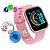 Smartwatch Relógio Inteligente Bluetooth Monitor De Saúde (Rosa) - Imagem 1