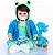 Boneca Bebê Reborn Menino 48cm 100% Silicone - Imagem 1