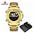 Relógio Naviforce 9163 Dourado Luxo + Caixa Original - Imagem 1