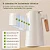 Garrafa Térmica 1 Litro Com Termômetro Led Para Chás / Café Nórdica Design Moderno Cabo Madeira - Imagem 7