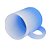 Caneca Chopp Degrade Azul para Sublimação - 325ml - Imagem 3