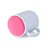 Caneca Polimero Branco Interior Rosa Bebê - Imagem 1