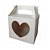 Caixa Para Caneca Branca Com Alça Coração Para Sublimação - Imagem 3