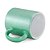 Caneca Cerâmica Glitter Verde Tiffany Sublimação - Imagem 3