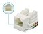Conector RJ45 Fêmea (Keystone) Cat6 90° - K6-31OEM-90 - Imagem 2